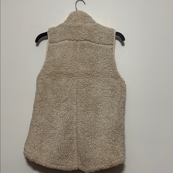 Love Tree beige Sherpa full zip cozy comfy Vest - Picture 7 of 7